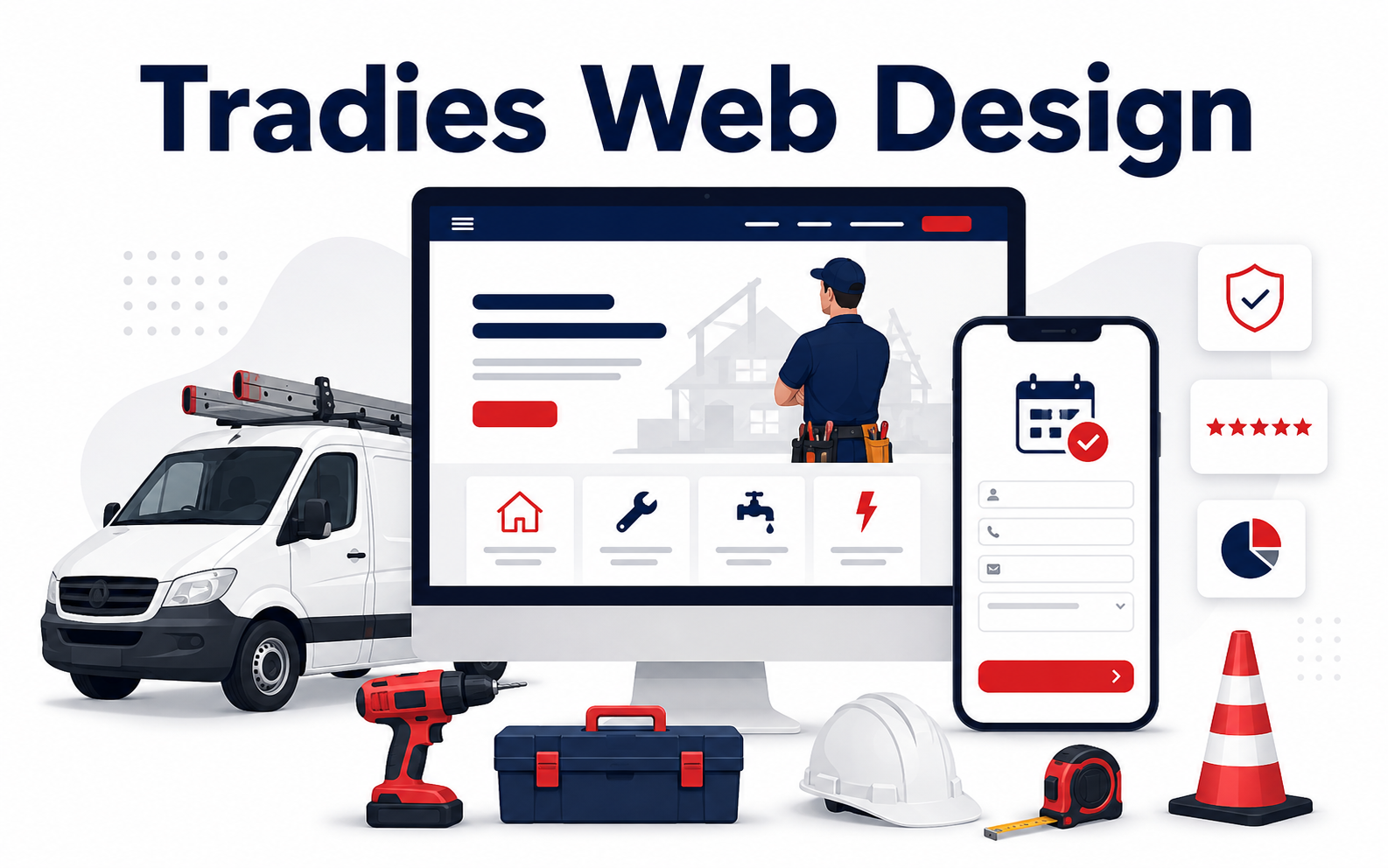 Tradies Web Design category