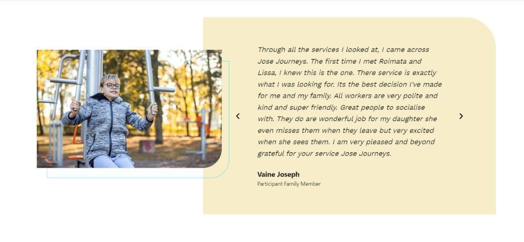 Jose Journeys testimonial