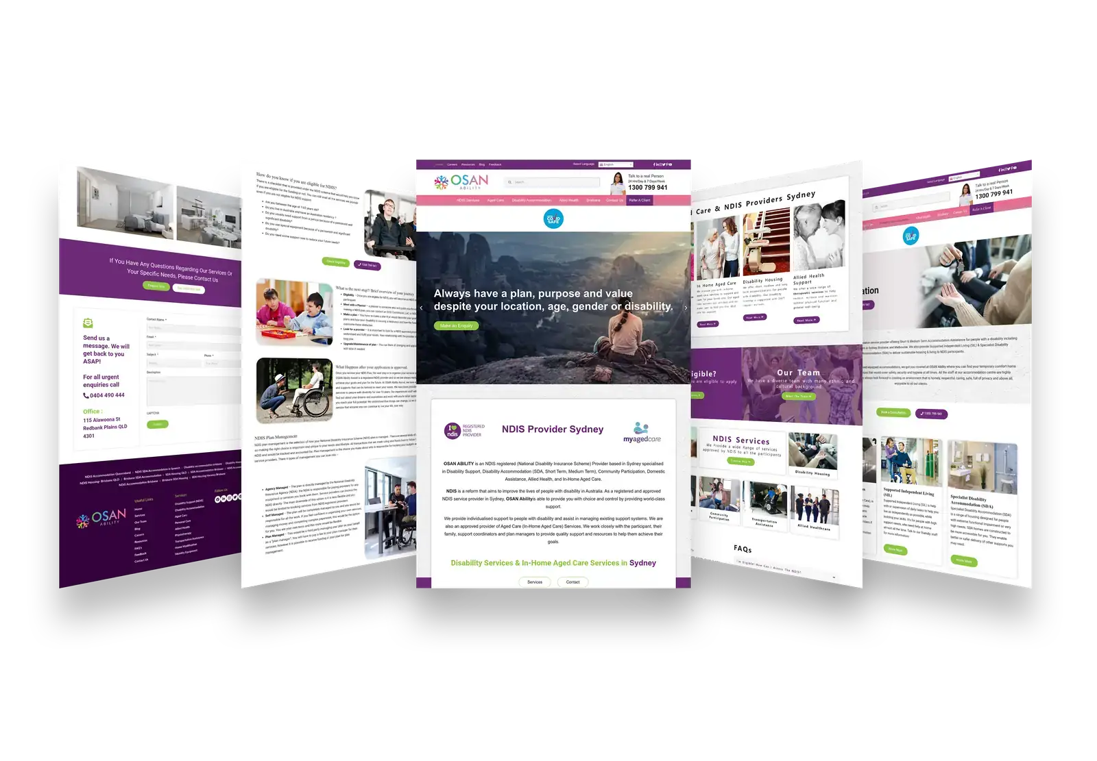 OSAN Ability web design project by DSIGNS