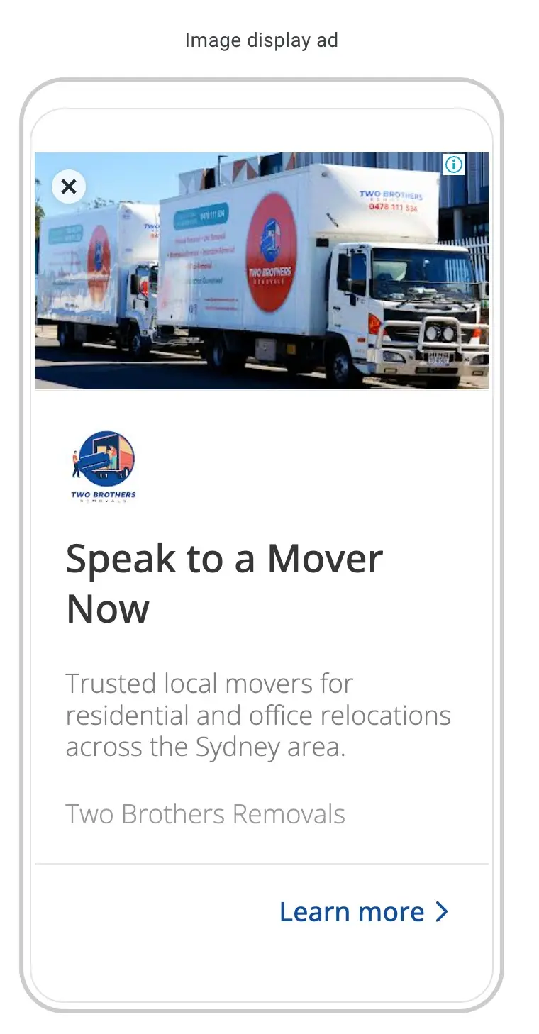 Two Brothers Removals by DSIGNS Australia