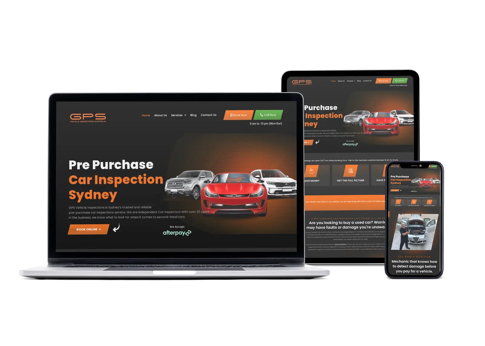 GPS Vehicle Inspections — brand system by DSIGNS Sydney