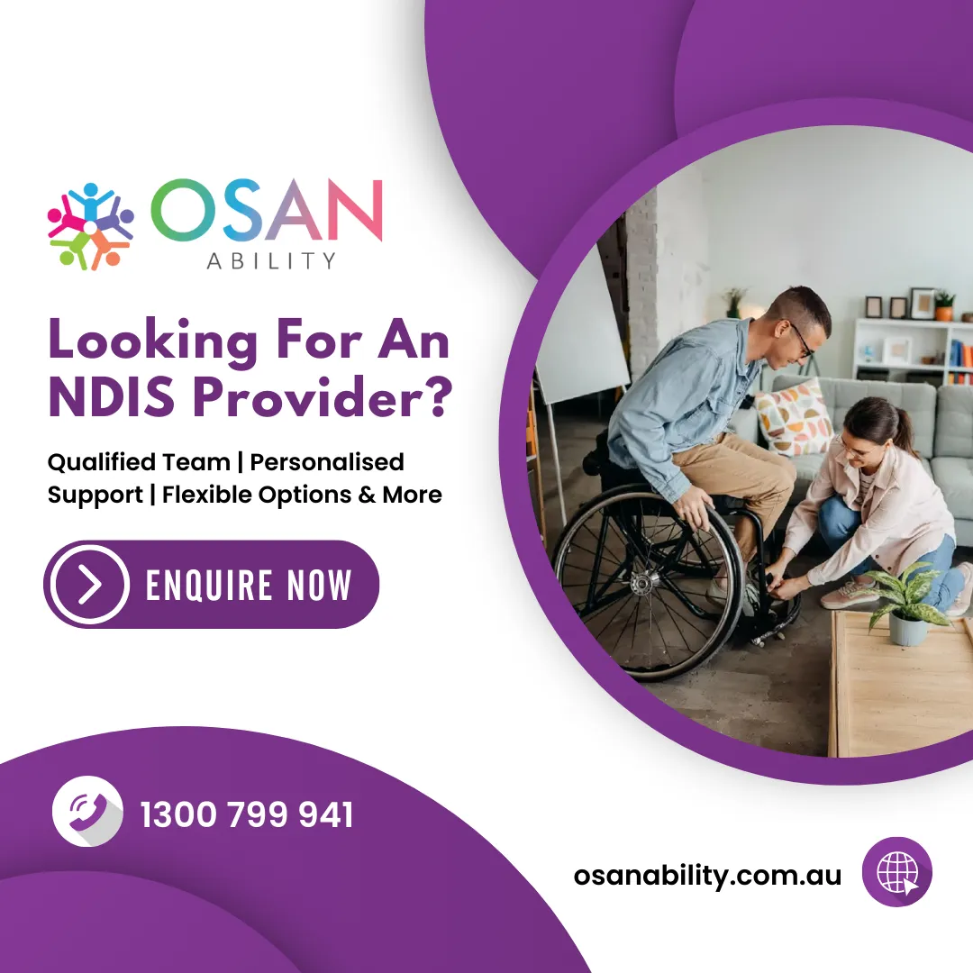 OSAN NDIS provider social ad design