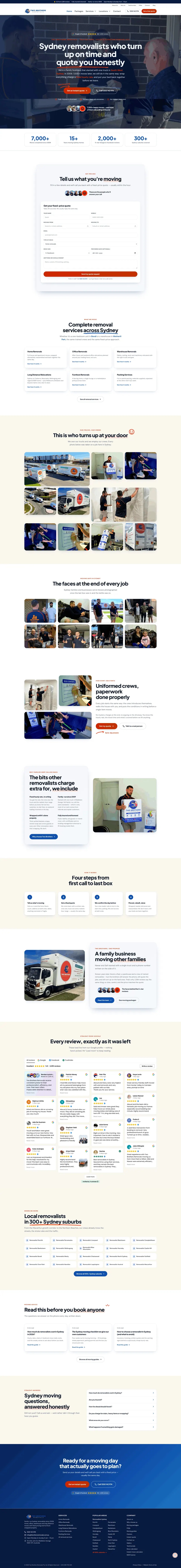 Two Brothers Removals website design by DSIGNS Australia